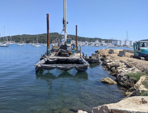 Baie du Lazaret – Opération de dragage – Embarcadère « Les Sablettes » à La Seyne-sur-Mer