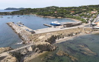 Photo par drone du Port de la Tour Fondue