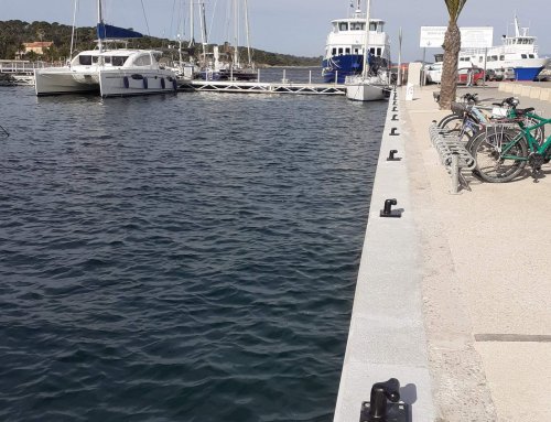 Travaux de rénovation des poutres de couronnement Nord et Sud du môle central de Porquerolles – Commune de Hyères