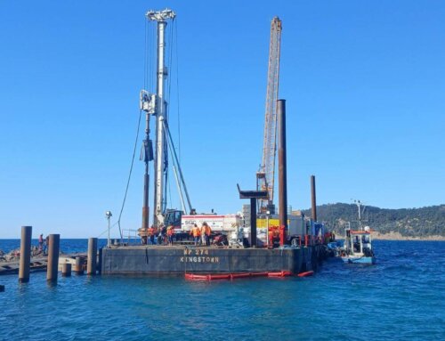 Un chantier d’envergure au port de l’Ayguade du Levant